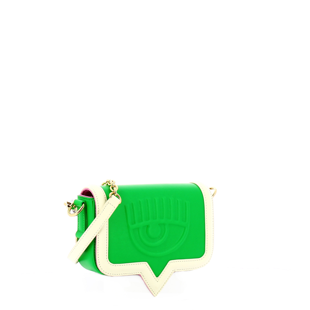 Chiara Ferragni Borsa Eyelike Small Bicolor Bright Green - 2 Chiara Ferragni Borsa Eyelike Small Bicolor Bright Green - 2