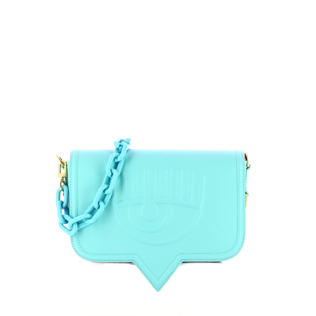 Chiara Ferragni Borsa Eyelike Big Tanager Turquoise - 1 Chiara Ferragni Borsa Eyelike Big Tanager Turquoise - 1