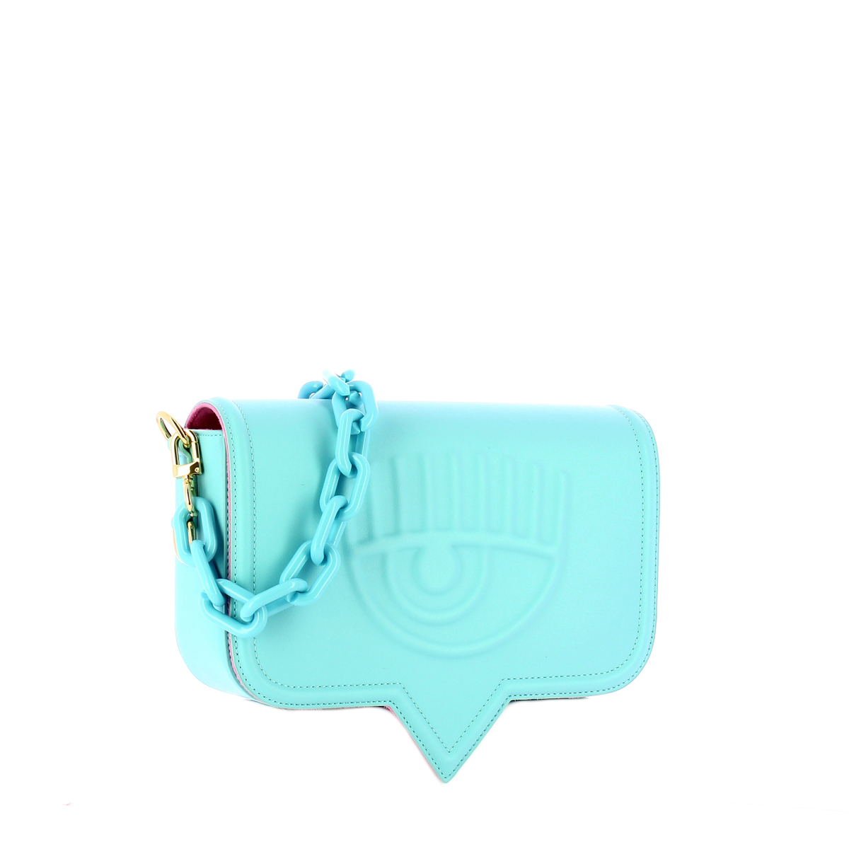 Chiara Ferragni Borsa Eyelike Big Tanager Turquoise - 2 Chiara Ferragni Borsa Eyelike Big Tanager Turquoise - 2