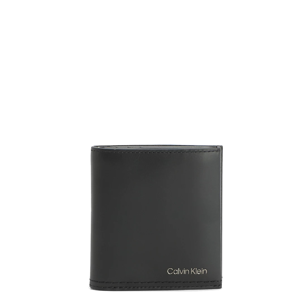 Calvin Klein Portafoglio RFID Duo Stitch a tre ante in pelle CK Black - 1 Calvin Klein Portafoglio RFID Duo Stitch a tre ante in pelle CK Black - 1