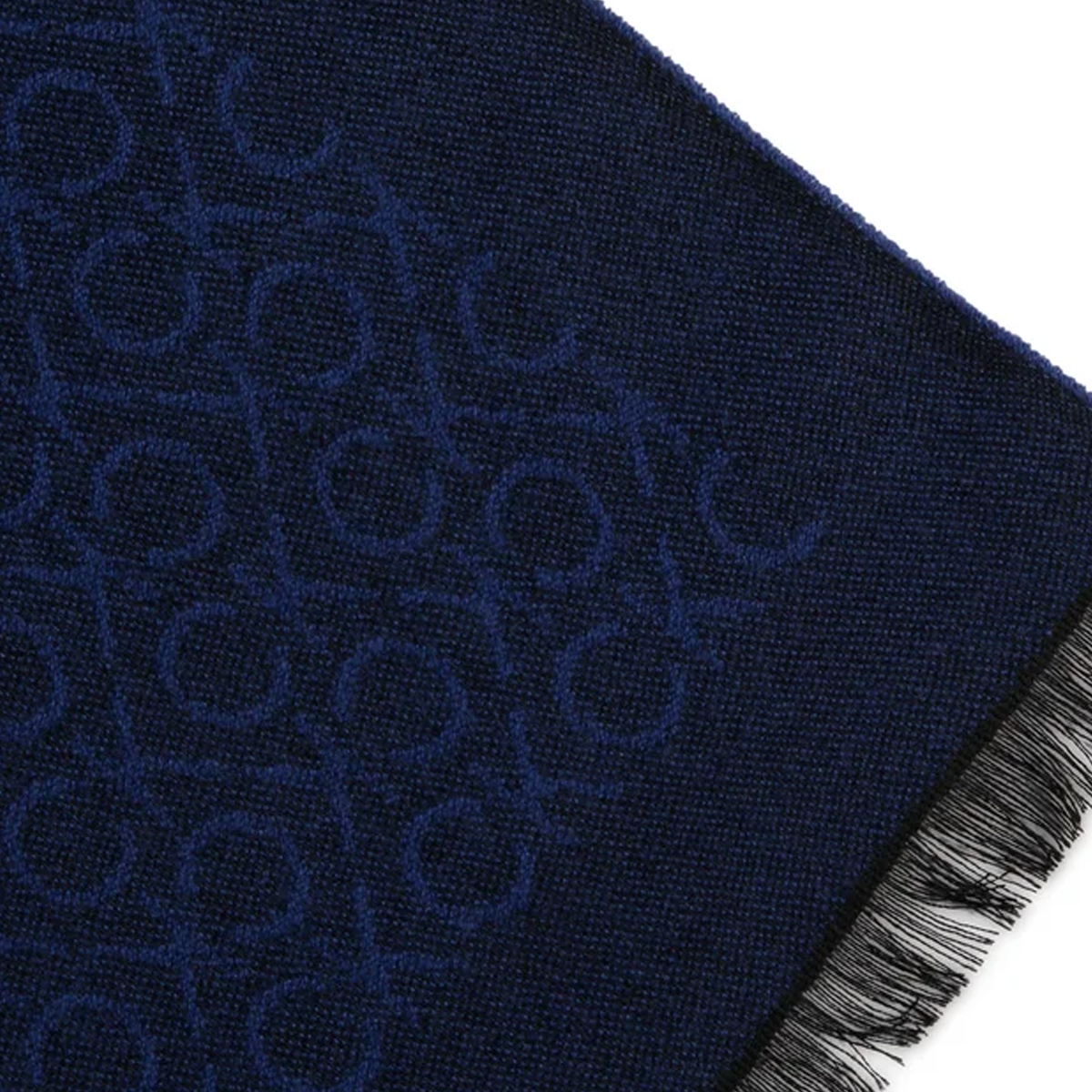 Calvin Klein Sciarpa logata in misto lana Navy - 2 Calvin Klein Sciarpa logata in misto lana Navy - 2
