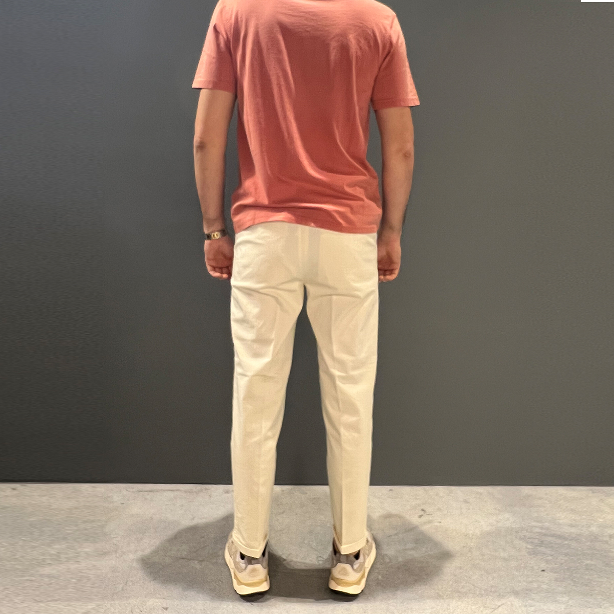 Clarks Pantaloni Alfred Chino Pinces Ivory - 5 Clarks Pantaloni Alfred Chino Pinces Ivory - 5