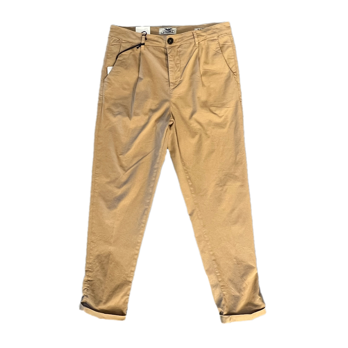 Clarks Pantaloni Alfred Chino Pinces Khaki - 1 Clarks Pantaloni Alfred Chino Pinces Khaki - 1