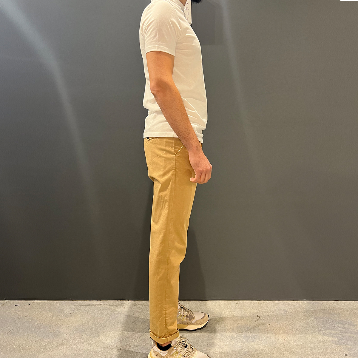 Clarks Pantaloni Alfred Chino Pinces Khaki - 4 Clarks Pantaloni Alfred Chino Pinces Khaki - 4