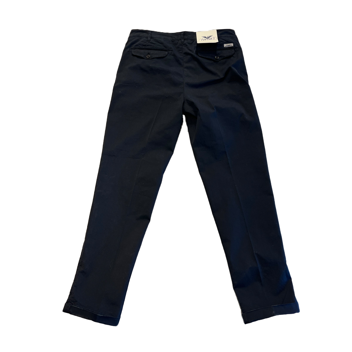 Clarks Pantaloni Alfred Chino Pinces Navy Blue - 2 Clarks Pantaloni Alfred Chino Pinces Navy Blue - 2