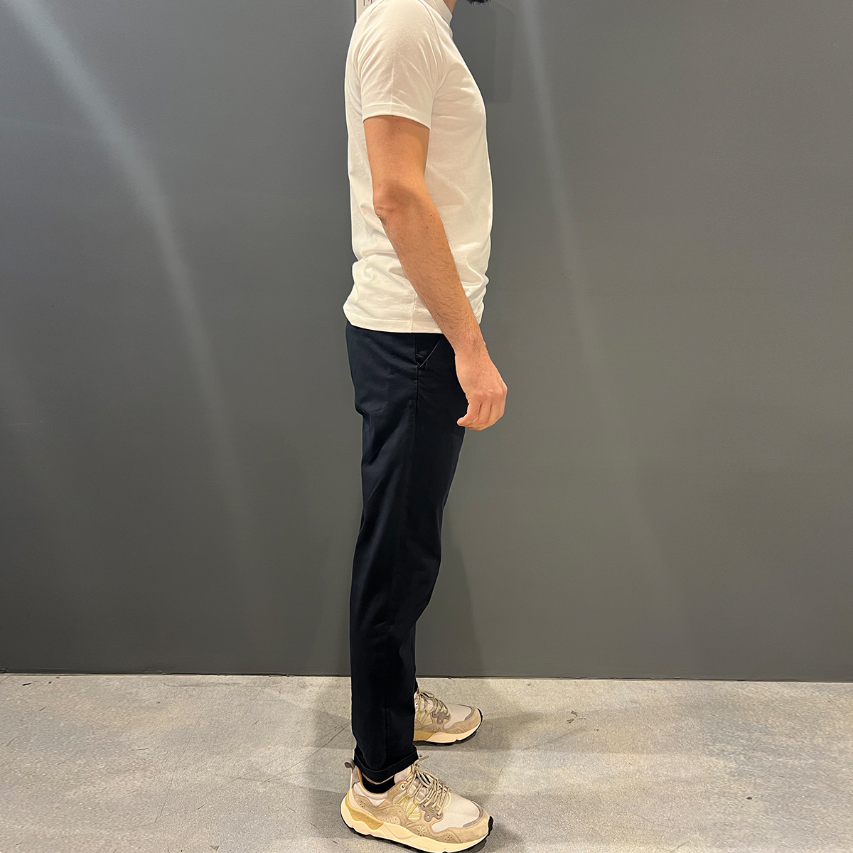 Clarks Pantaloni Alfred Chino Pinces Navy Blue - 4 Clarks Pantaloni Alfred Chino Pinces Navy Blue - 4