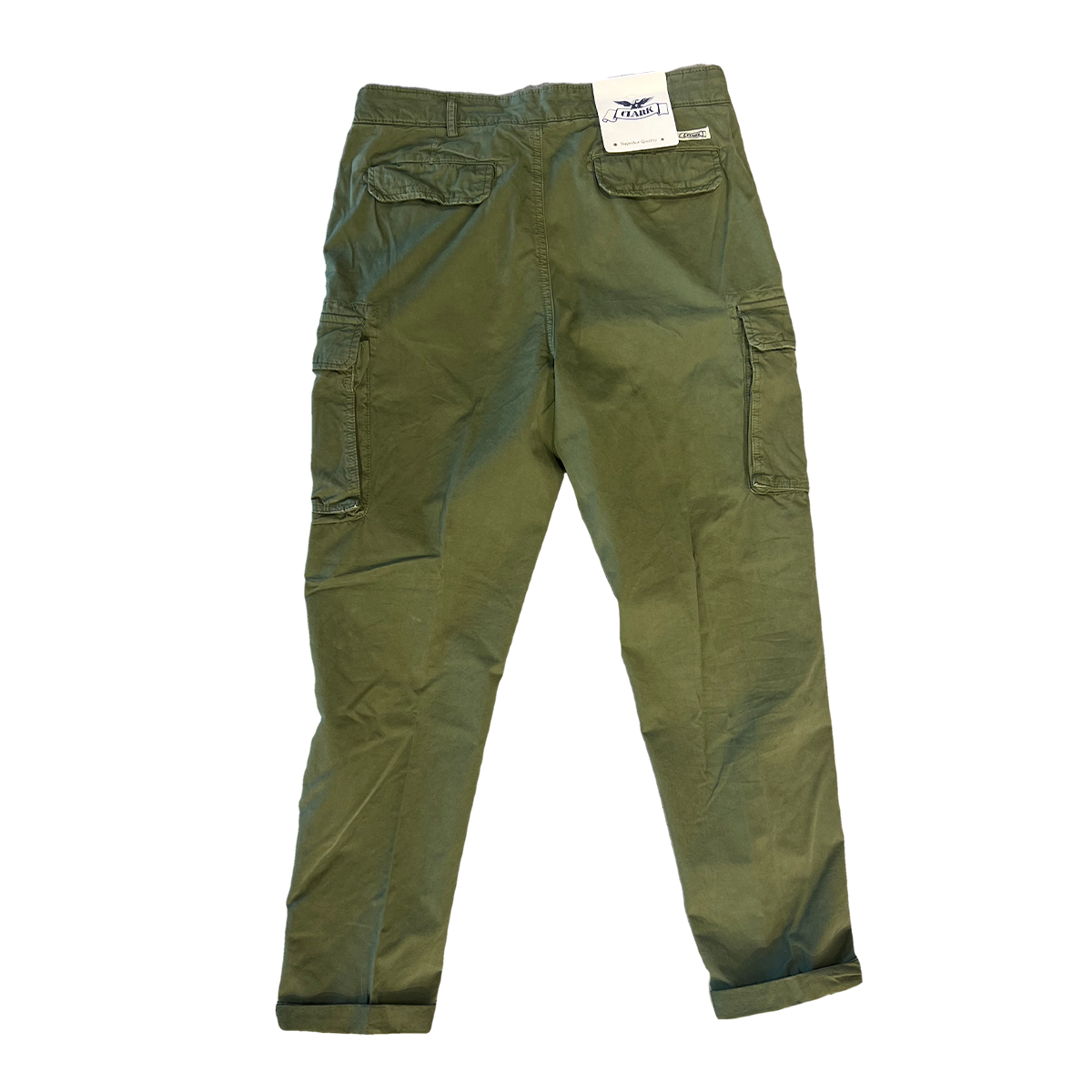 Clarks Pantaloni Gary Utility Cargo Over Army Green - 2 Clarks Pantaloni Gary Utility Cargo Over Army Green - 2