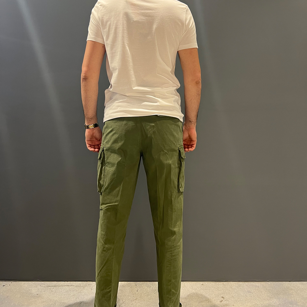 Clarks Pantaloni Gary Utility Cargo Over Army Green - 5 Clarks Pantaloni Gary Utility Cargo Over Army Green - 5