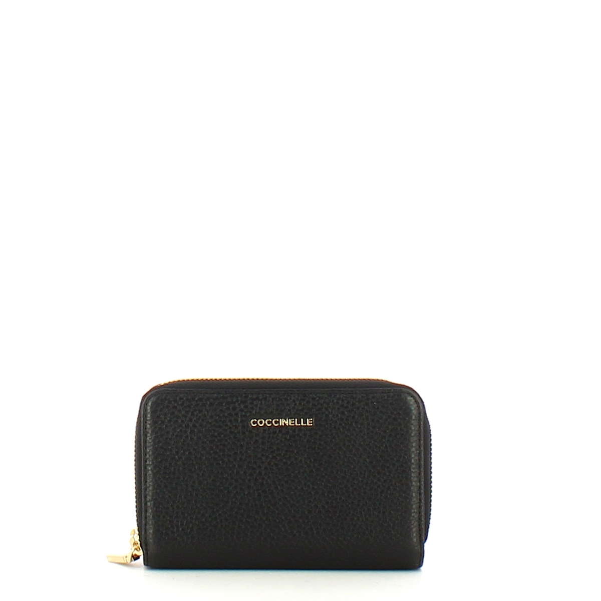 Coccinelle Portafoglio Medio Metallic Soft Doppia Zip Around Noir - 1 Coccinelle Portafoglio Medio Metallic Soft Doppia Zip Around Noir - 1