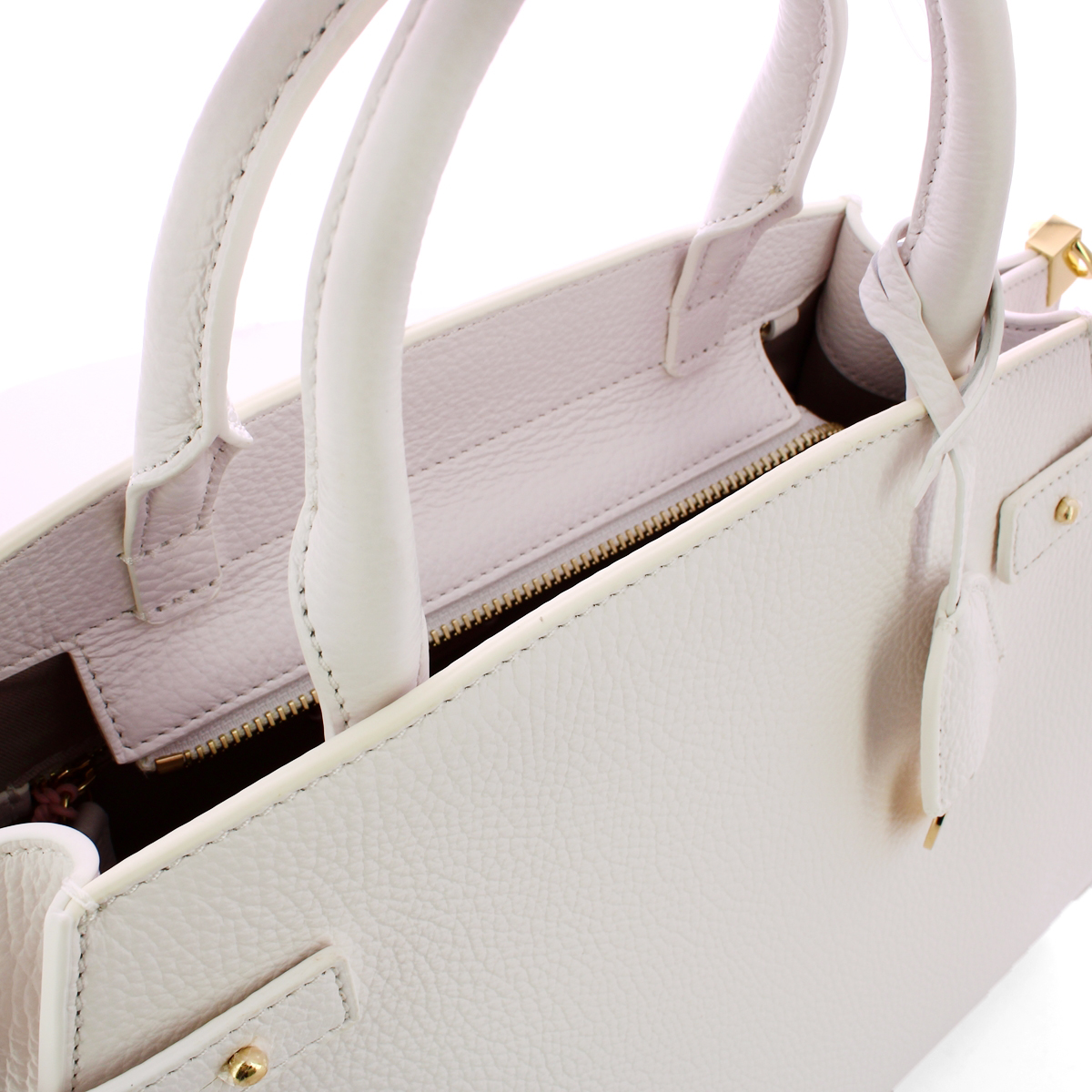 Coccinelle Borsa a mano Kliche Medium Brillant White - 5 Coccinelle Borsa a mano Kliche Medium Brillant White - 5