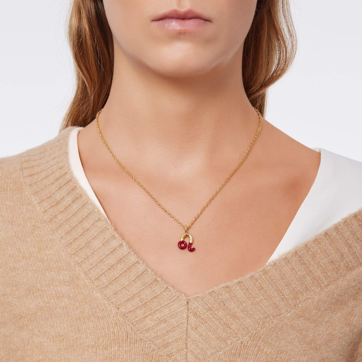 Coccinelle Collana Leone Gold Marsala - 2 Coccinelle Collana Leone Gold Marsala - 2