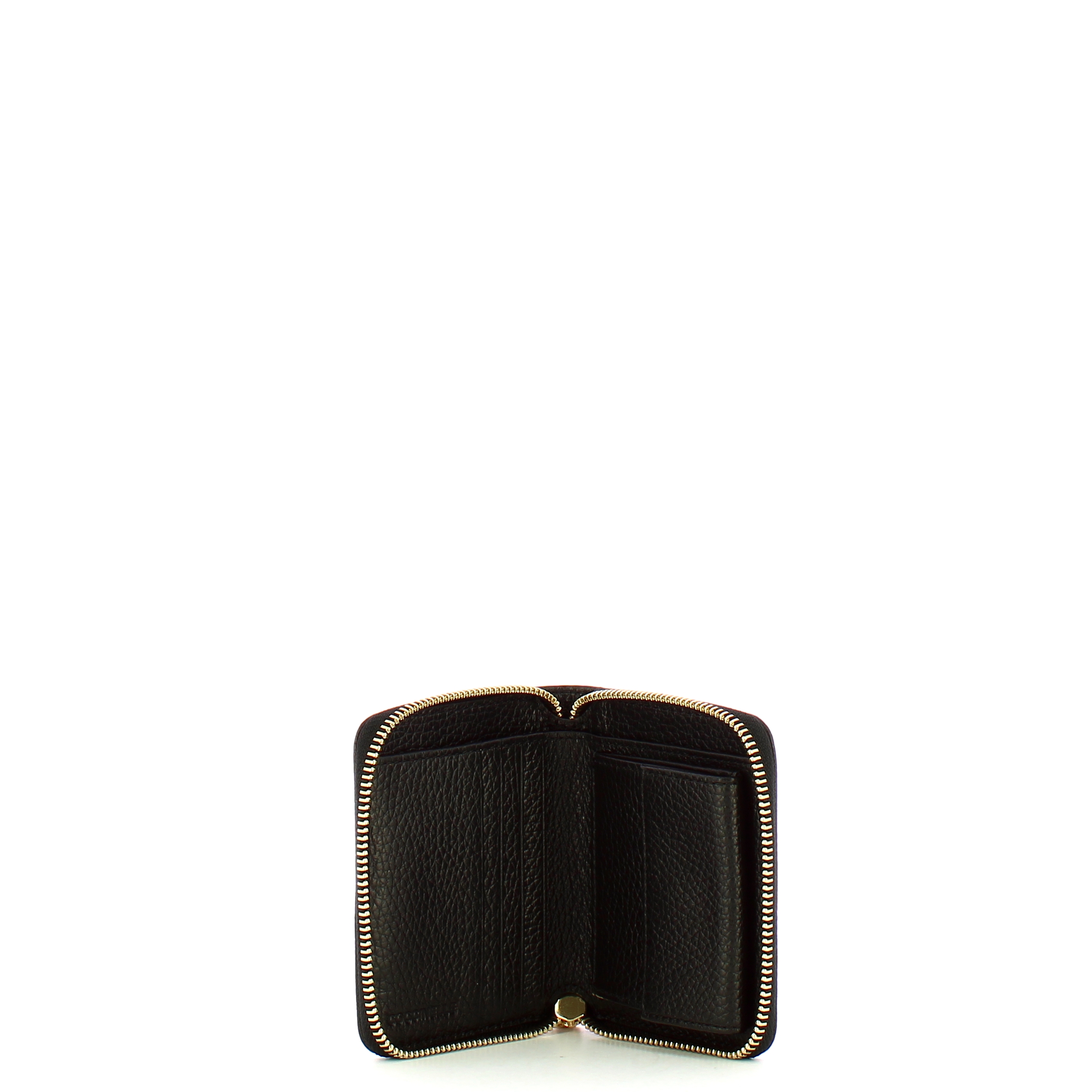 Coccinelle Portafoglio Piccolo Metallic Soft Zip Around Noir - 3 Coccinelle Portafoglio Piccolo Metallic Soft Zip Around Noir - 3