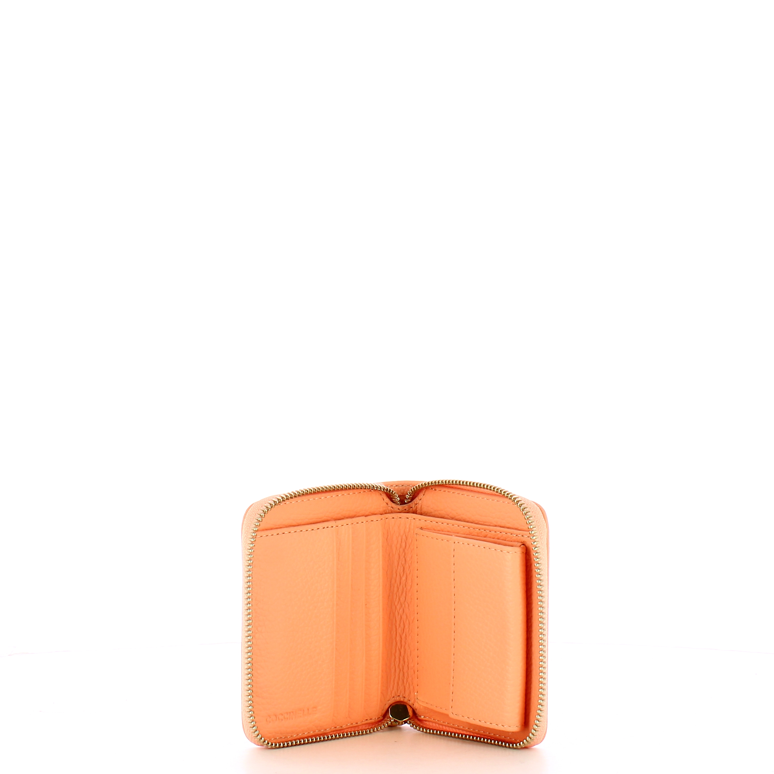 Coccinelle Portafoglio Piccolo Metallic Soft Zip Around Sunrise - 3