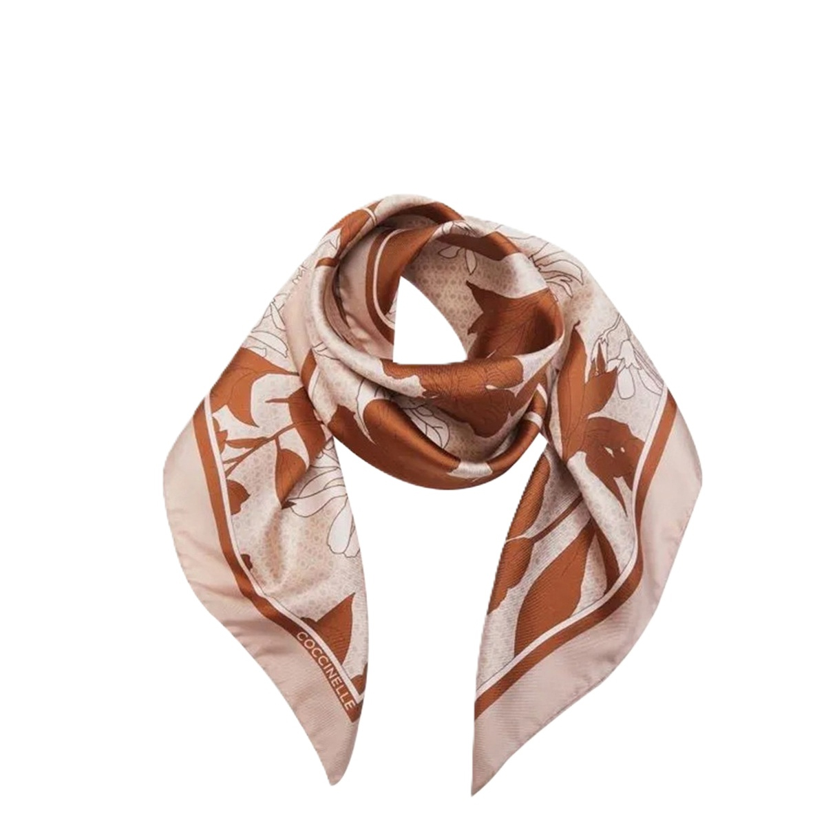 Coccinelle Floral Monogram Multi Rosette Foulard - 2