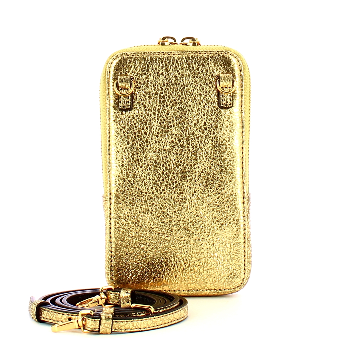 Coccinelle Porta Smartphone Flor Stardust Gold - 3 Coccinelle Porta Smartphone Flor Stardust Gold - 3