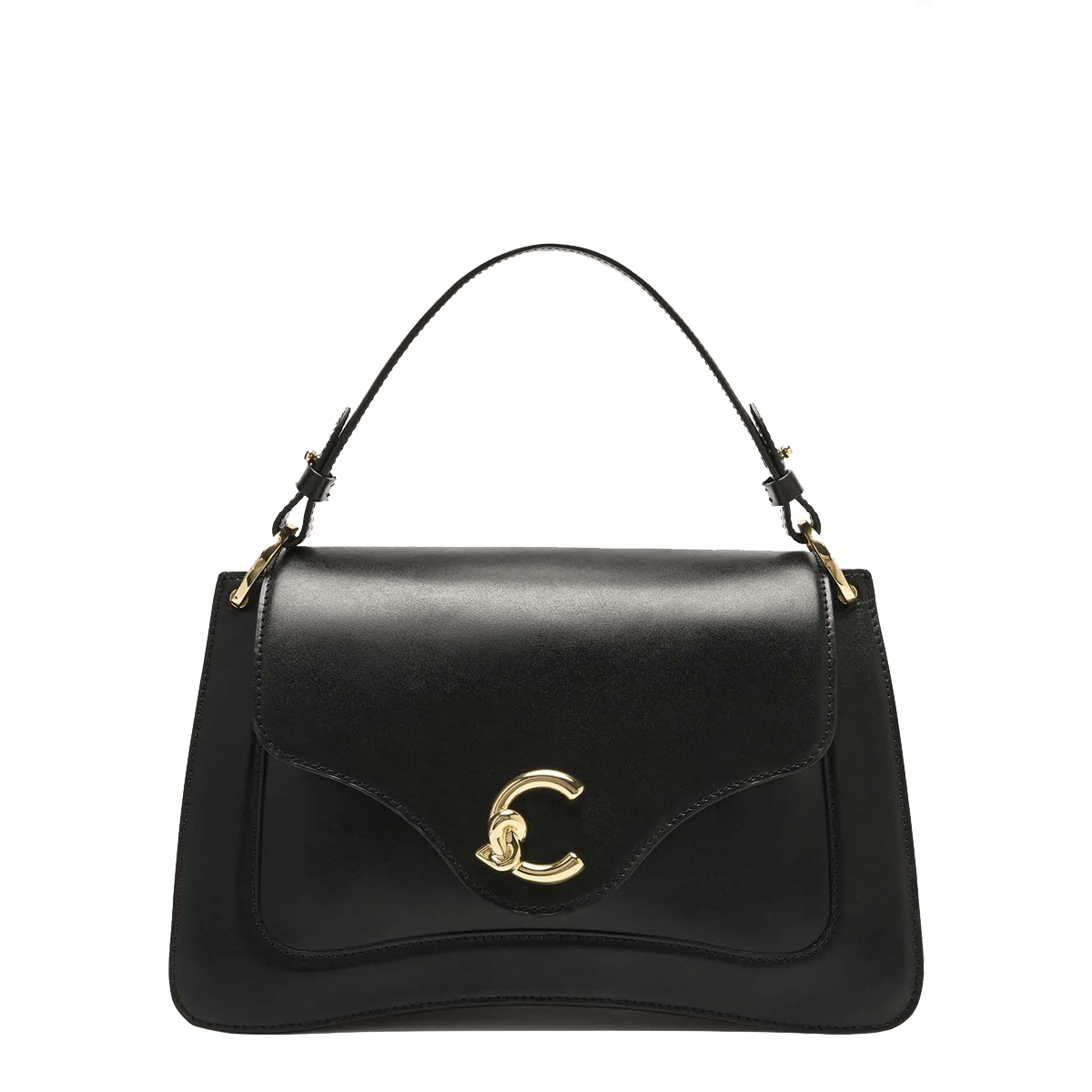 Coccinelle Borsa a mano C-Me Calf Cocker Medium Noir - 1