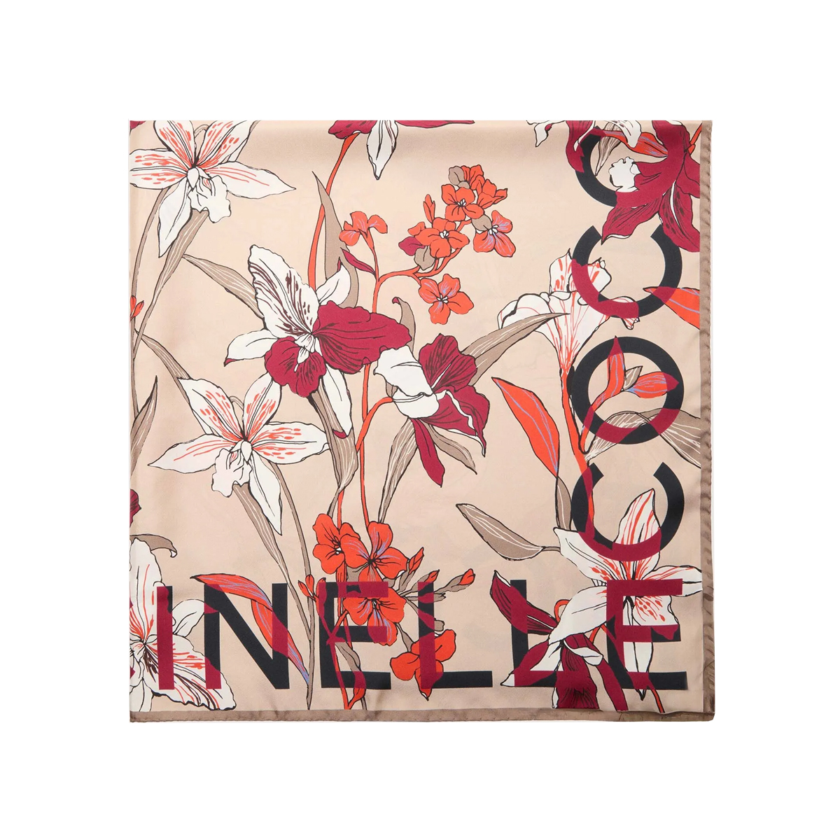 Coccinelle Foulard Jardin de Flores Multi Rosette - 1
