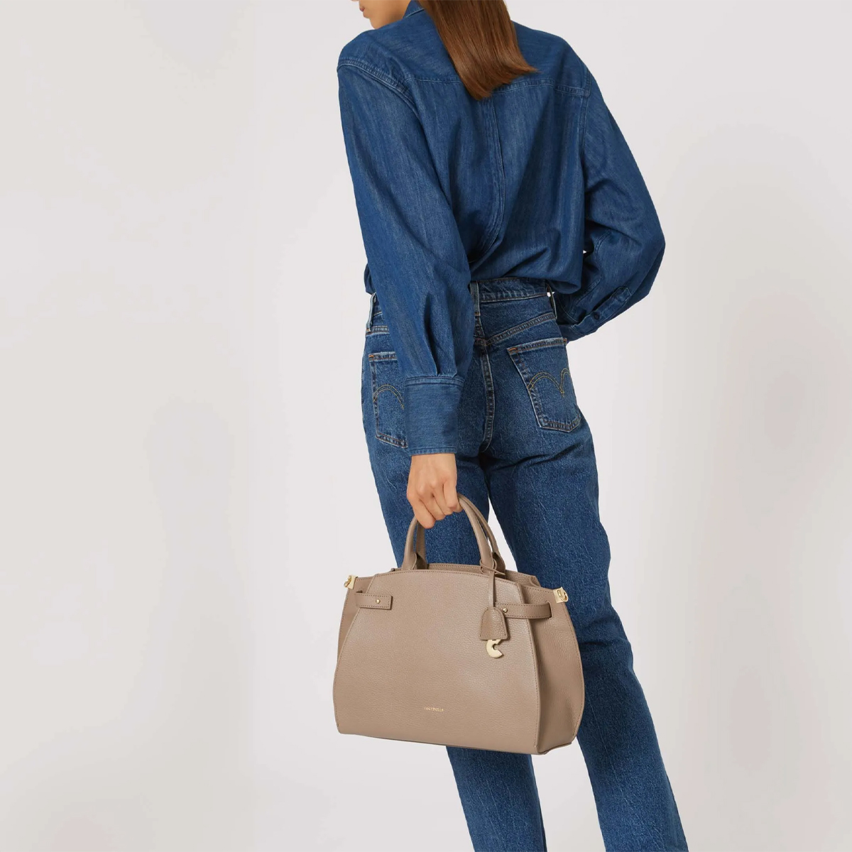 Coccinelle Borsa a mano Kliche Medium Warm Taupe - 2 Coccinelle Borsa a mano Kliche Medium Warm Taupe - 2