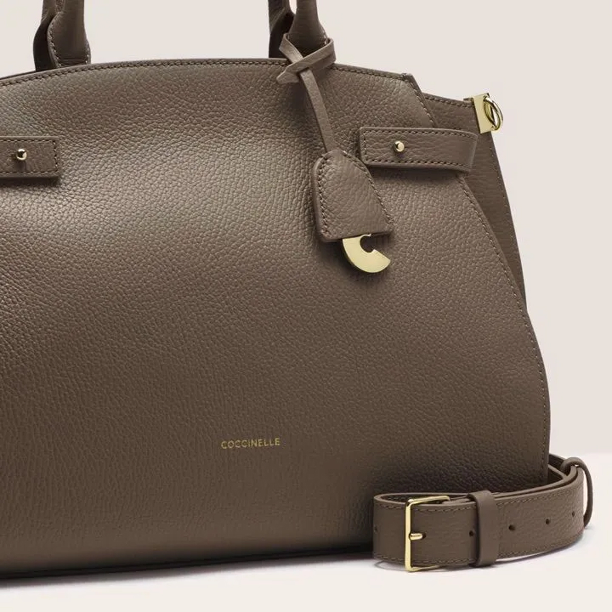 Coccinelle Borsa a mano Kliche Medium Warm Taupe - 5 Coccinelle Borsa a mano Kliche Medium Warm Taupe - 5