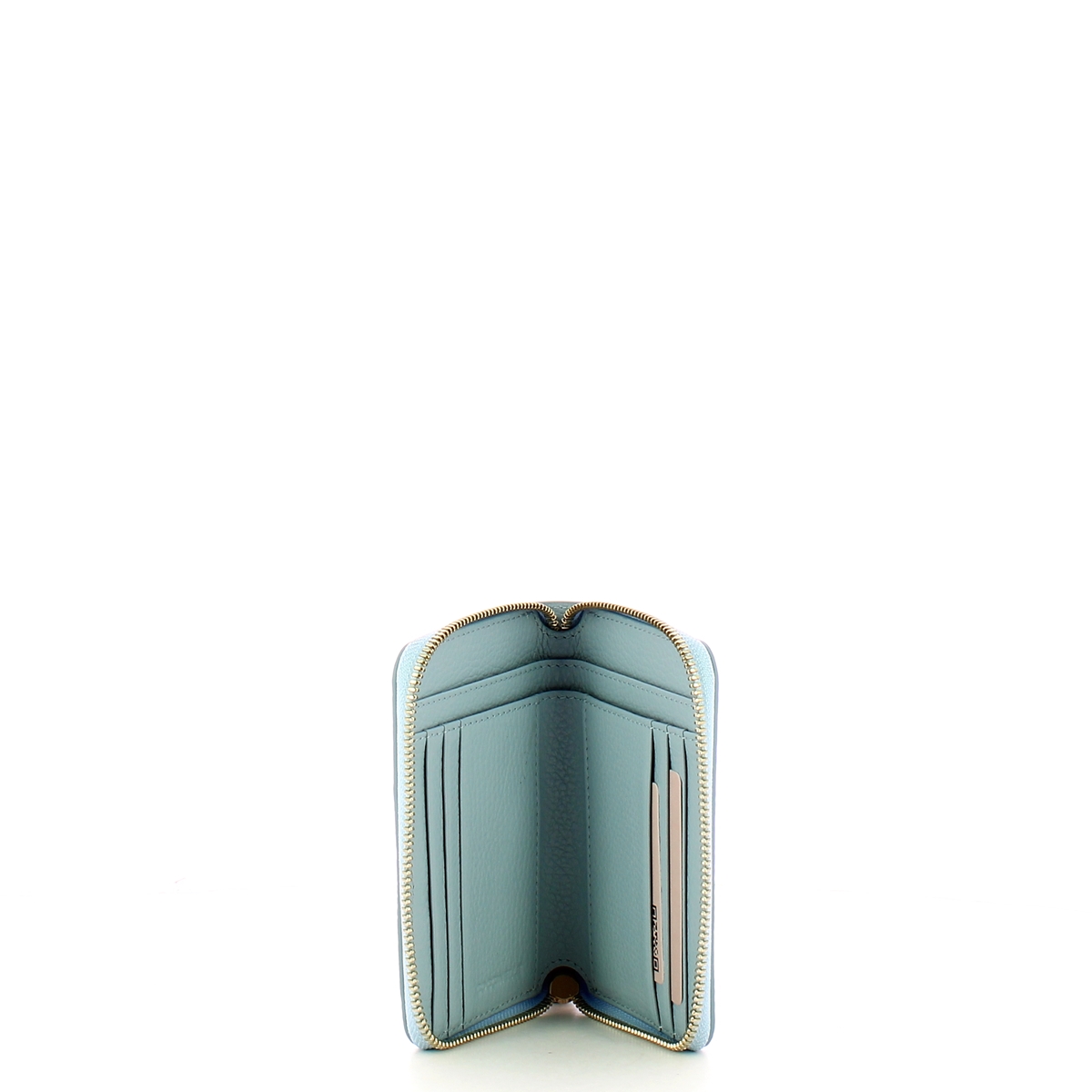 Coccinelle Portafoglio Voile Zip Around Mist Blue - 3 Coccinelle Portafoglio Voile Zip Around Mist Blue - 3