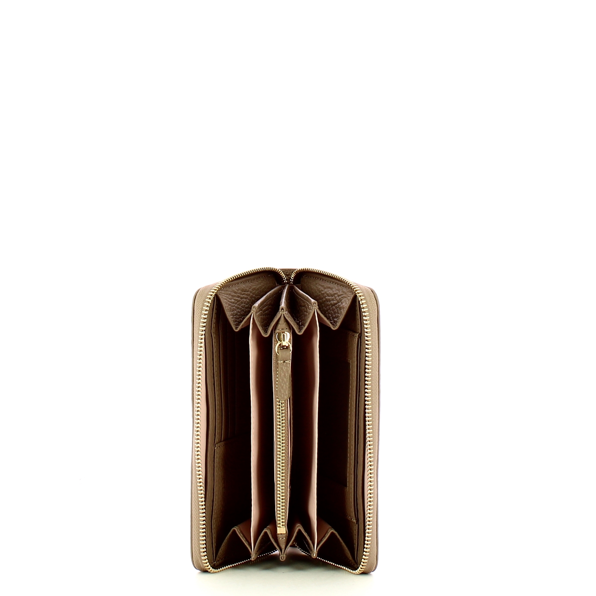 Coccinelle Portafoglio Voile Zip Around grande Warm Taupe - 3 Coccinelle Portafoglio Voile Zip Around grande Warm Taupe - 3