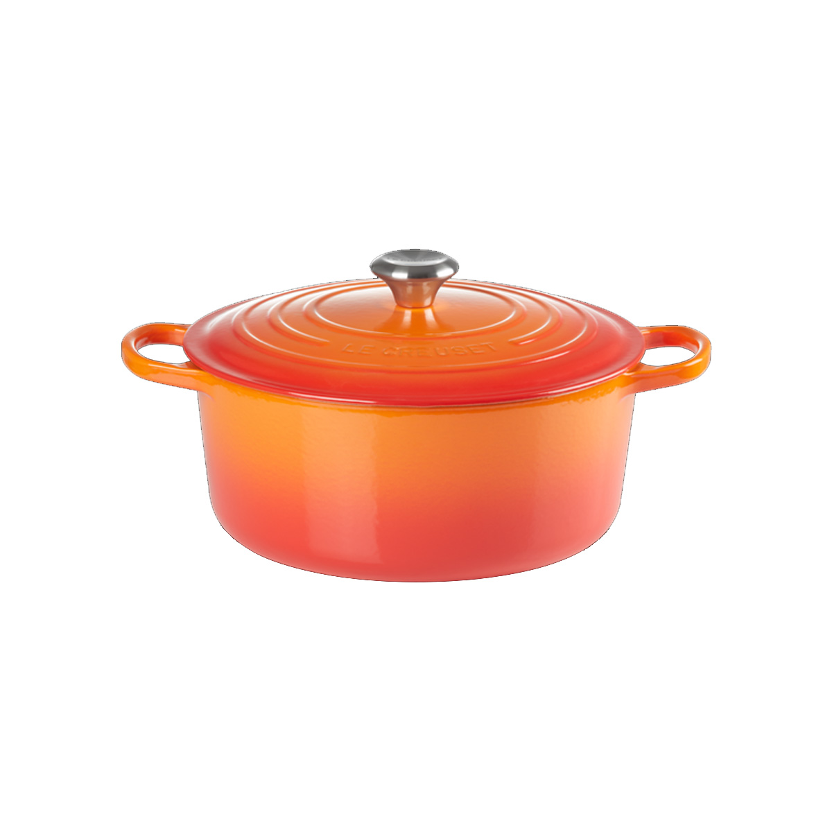 Le Creuset Cocotte Rotonda Evolution 20 cm Arancio - 1 Le Creuset Cocotte Rotonda Evolution 20 cm Arancio - 1