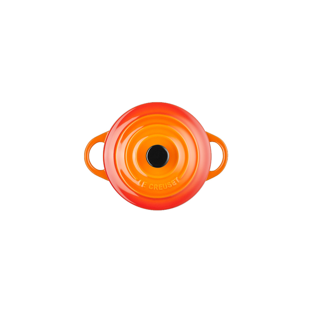 Le Creuset Mini Coccotte Rotonda 10 cm Arancio - 4