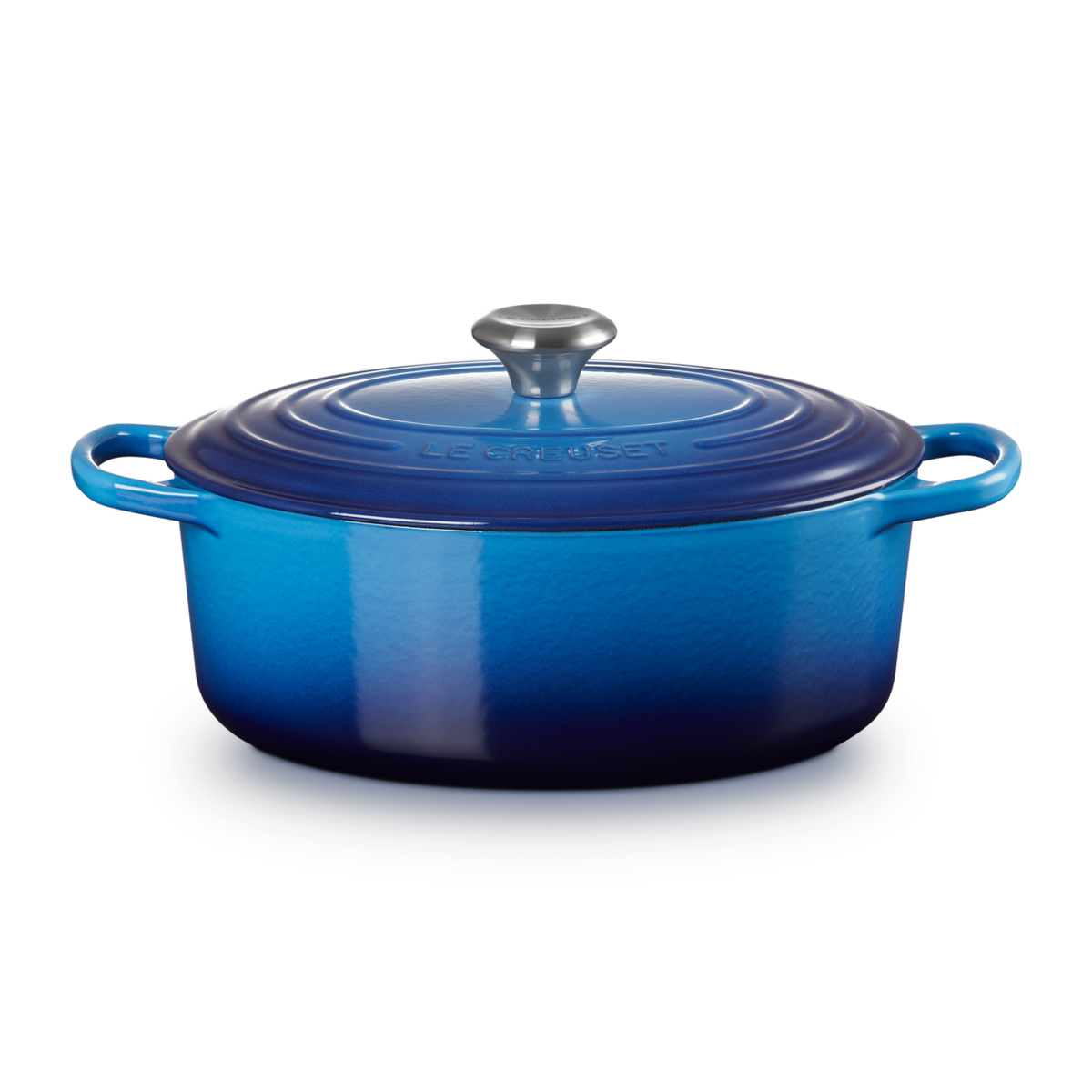 Le Creuset Cocotte Ovale Evolution 29 cm Azure Blu - 1 Le Creuset Cocotte Ovale Evolution 29 cm Azure Blu - 1