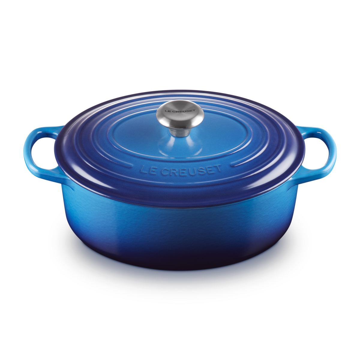 Le Creuset Cocotte Ovale Evolution 29 cm Azure Blu - 2 Le Creuset Cocotte Ovale Evolution 29 cm Azure Blu - 2