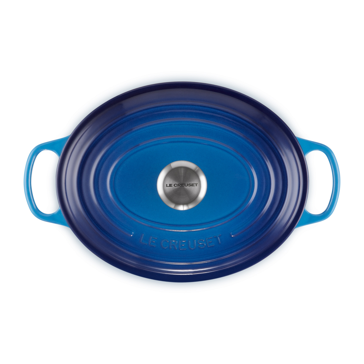 Le Creuset Cocotte Ovale Evolution 29 cm Azure Blu - 4 Le Creuset Cocotte Ovale Evolution 29 cm Azure Blu - 4