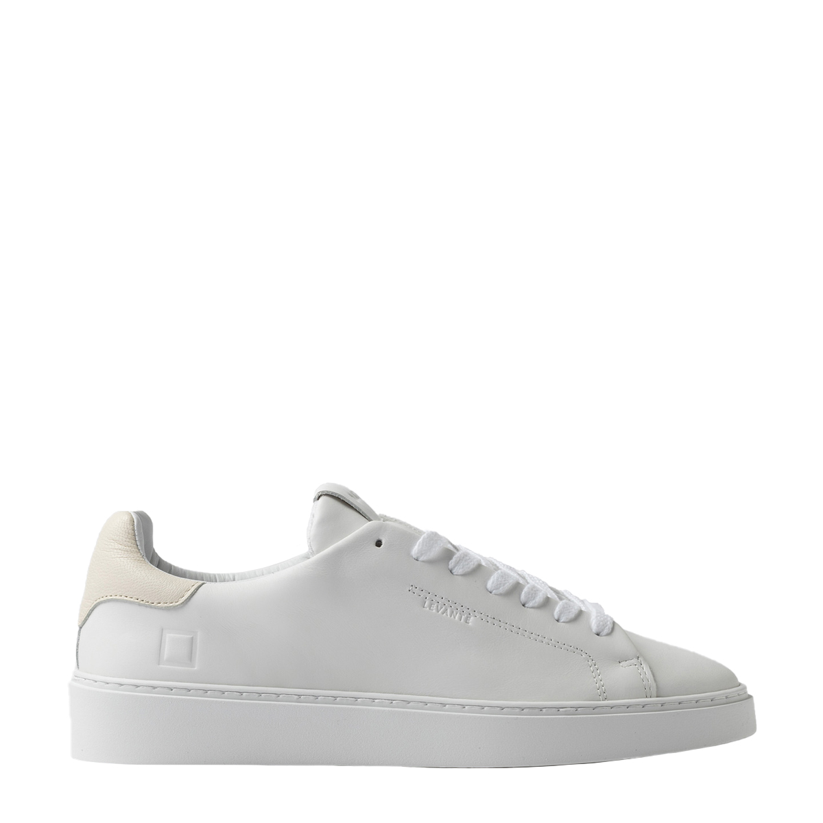 D.A.T.E. Sneakers Levante Calf White Ivory - 1 D.A.T.E. Sneakers Levante Calf White Ivory - 1