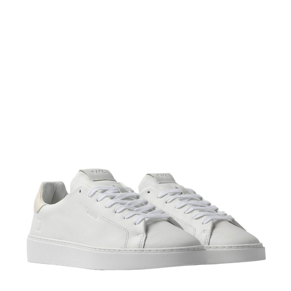 D.A.T.E. Sneakers Levante Calf White Ivory - 2 D.A.T.E. Sneakers Levante Calf White Ivory - 2