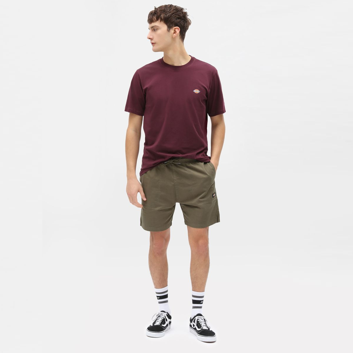 Dickies T-Shirt Mapleton Maroon - 4 Dickies T-Shirt Mapleton Maroon - 4