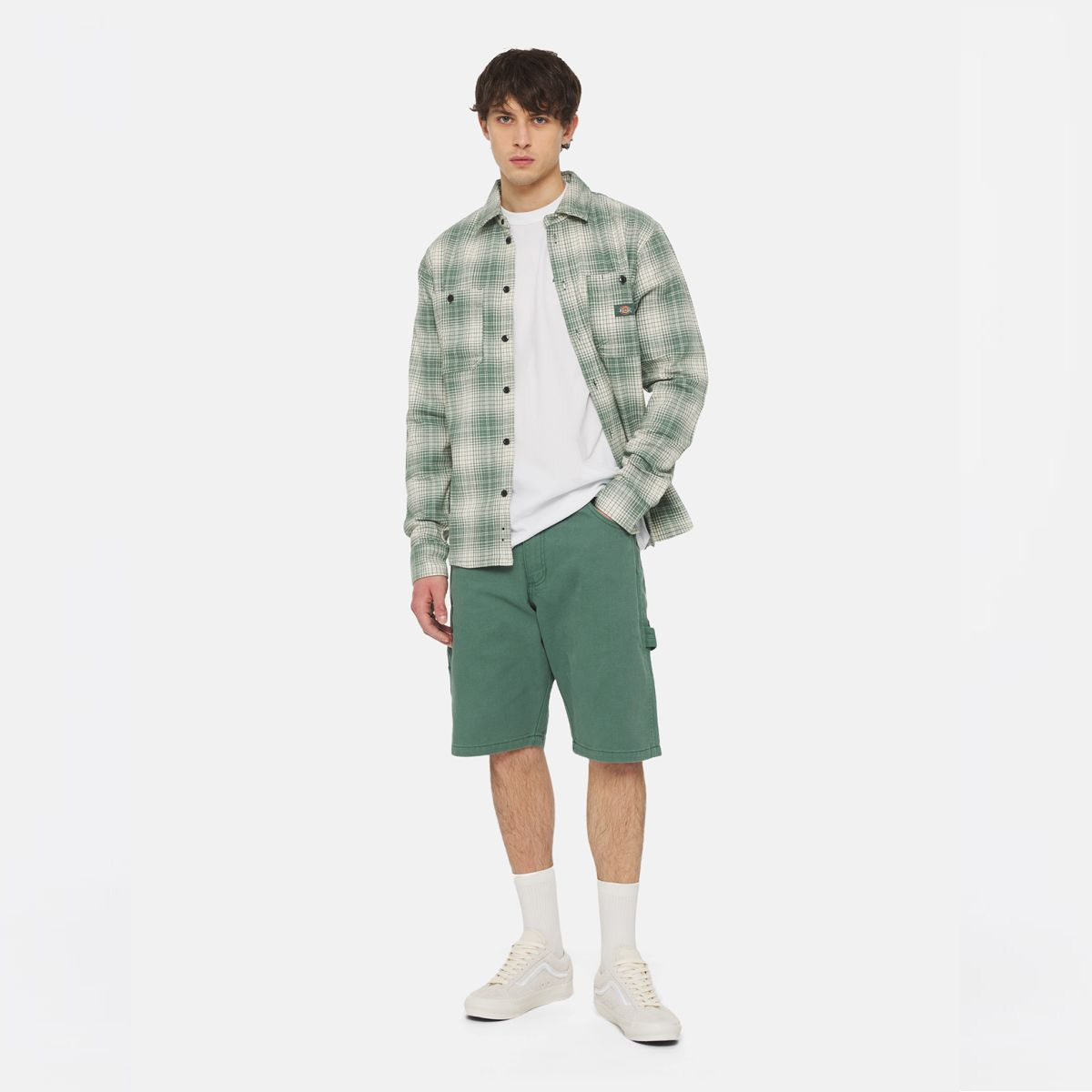 Dickies T-Shirt Aitkin White Dark Forest - 5