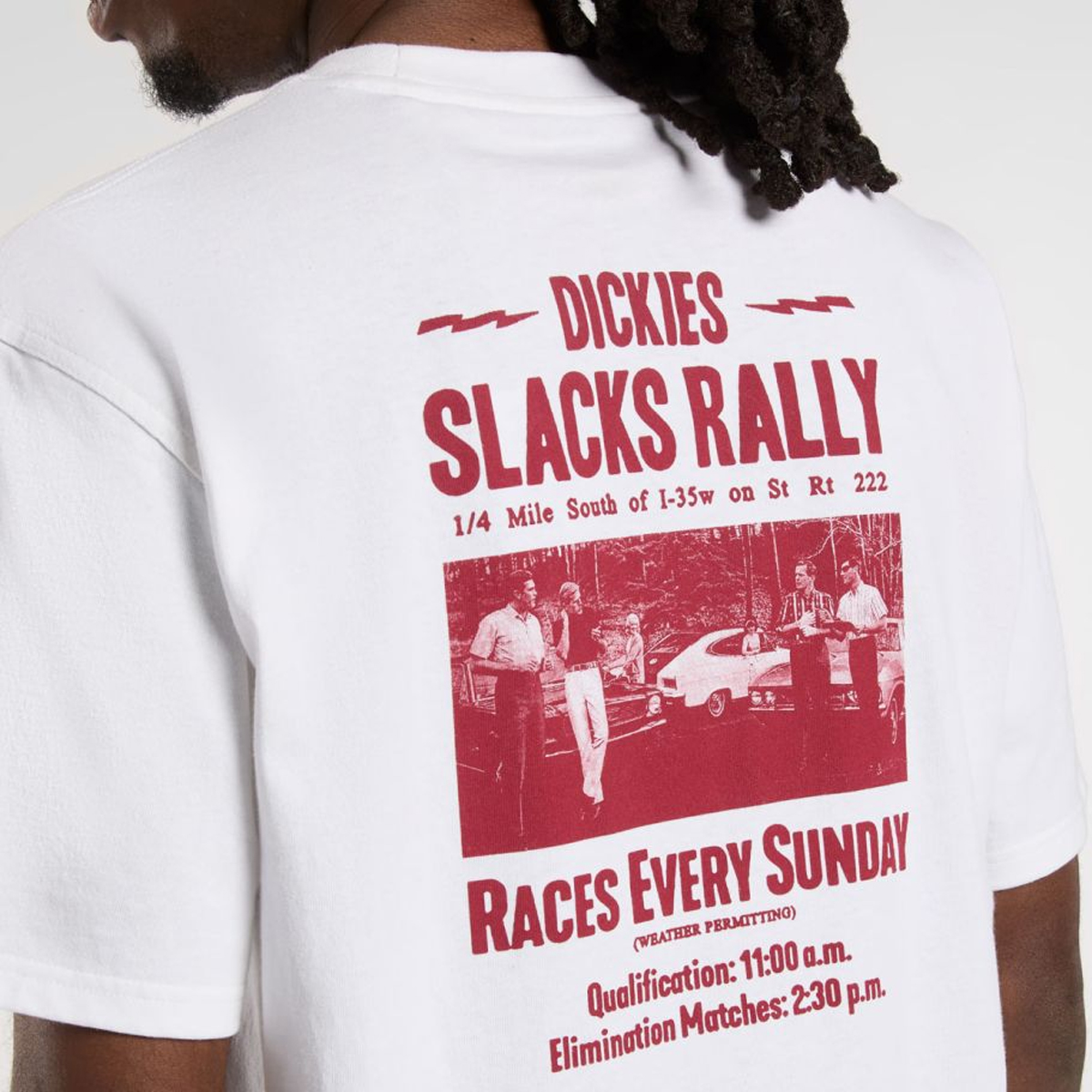 Dickies T-Shirt Slacks Rally White - 7 Dickies T-Shirt Slacks Rally White - 7