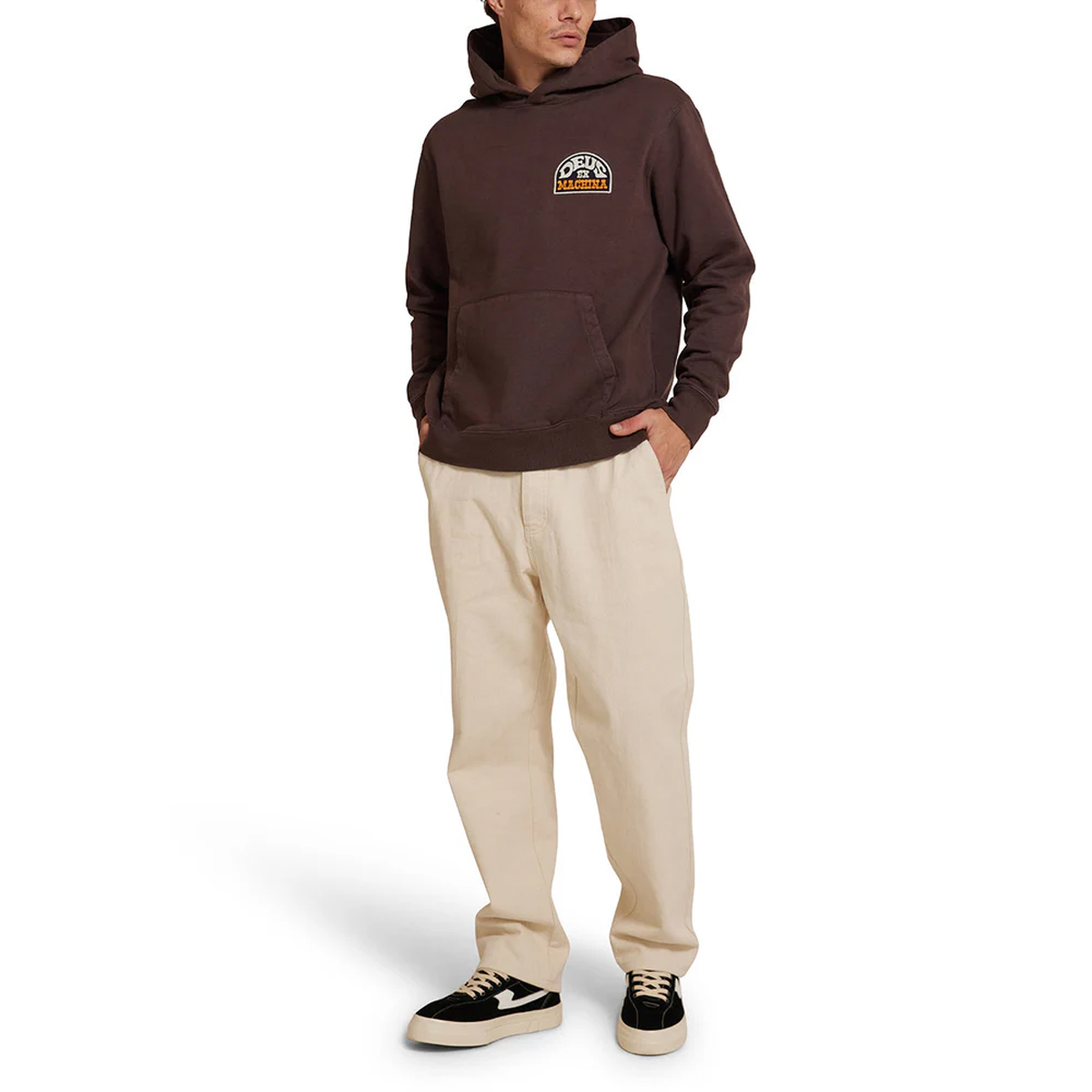 Deus Ex Machina Felpa Riders Friend Choc Brown - 5