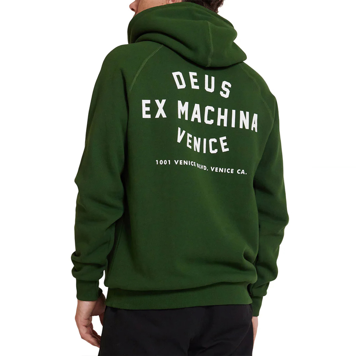 Deus Ex Machina Felpa Venice Address Hillside Green - 3