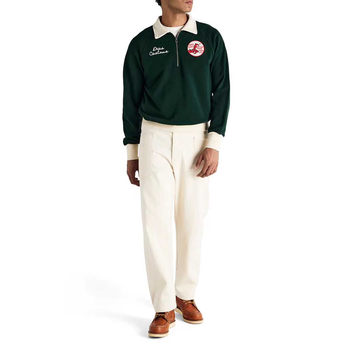 Deus Ex Machina Felpa Specter Zip Racing Green - 2 Deus Ex Machina Felpa Specter Zip Racing Green - 2
