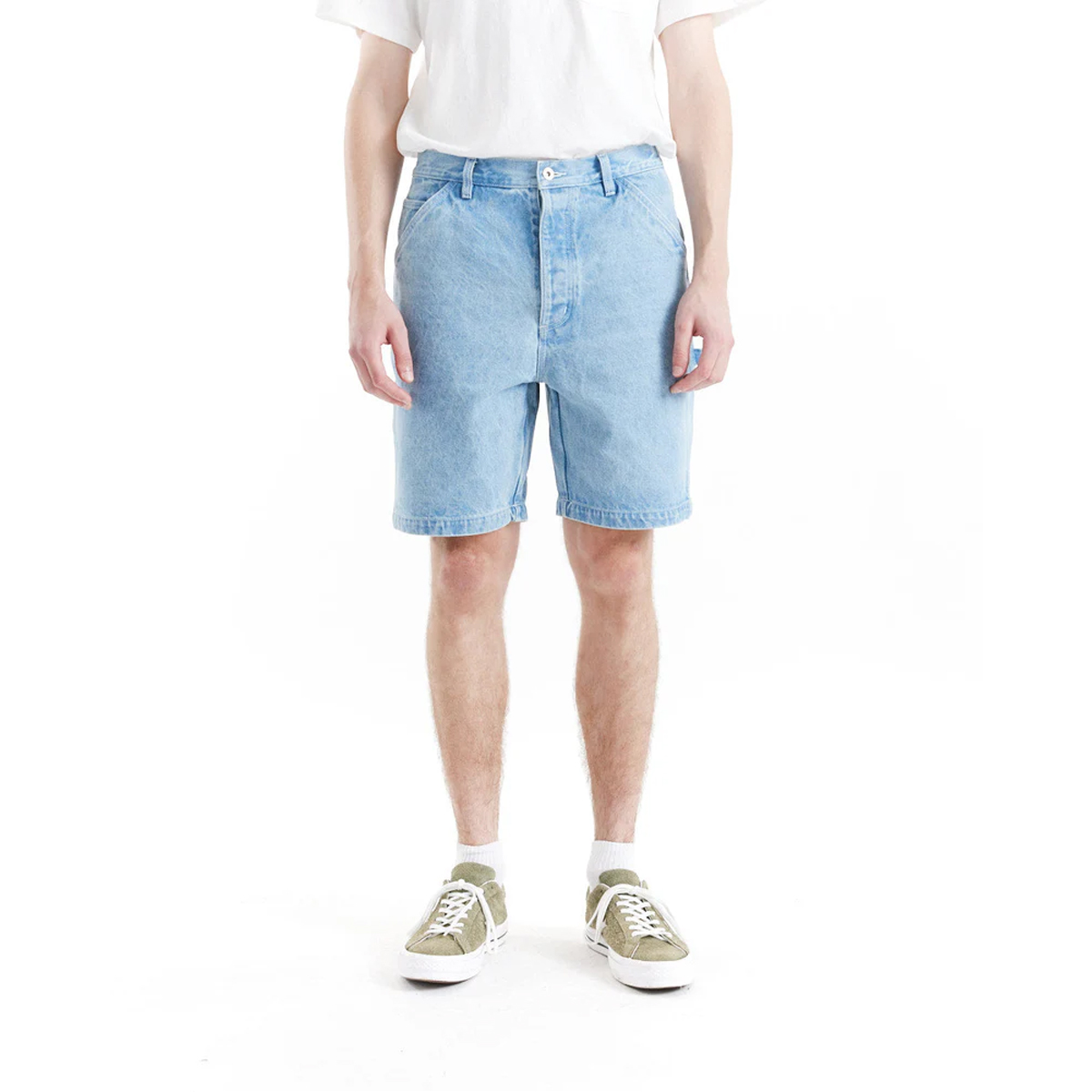 Deus Ex Machina Shorts Jeans Big Fella LT Stone - 3