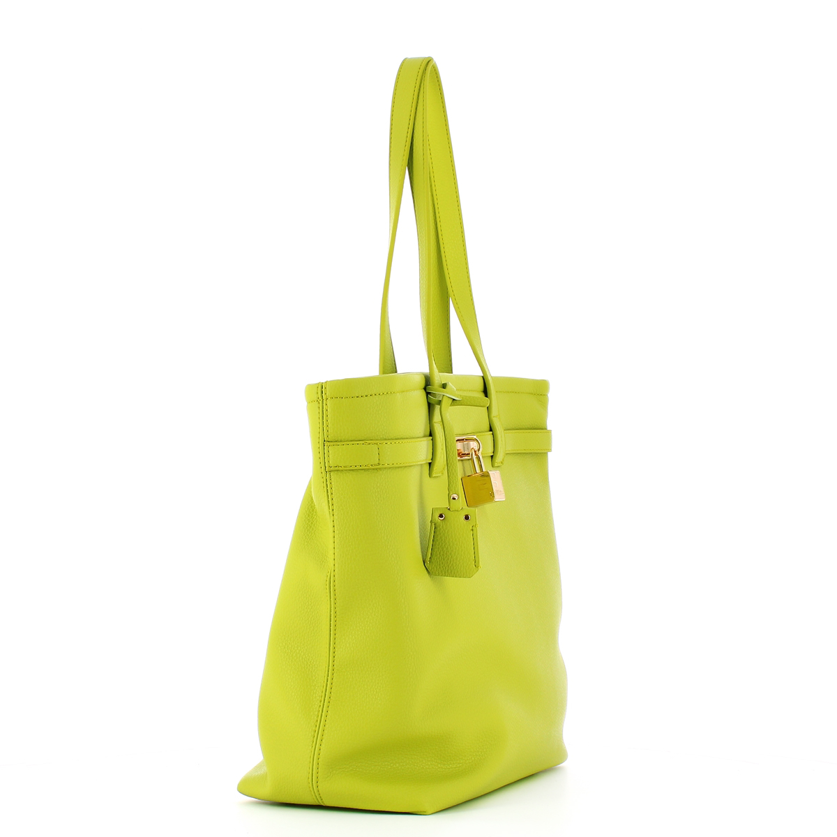 Fracomina Shopper con lucchetto Lime - 2 Fracomina Shopper con lucchetto Lime - 2
