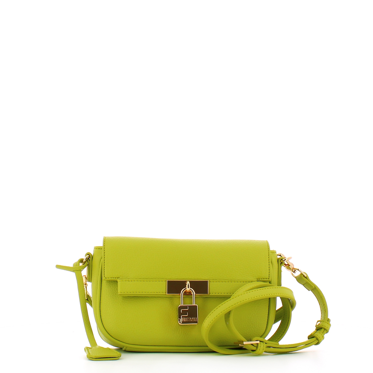 Fracomina Borsa a tracolla con lucchetto Lime - 1 Fracomina Borsa a tracolla con lucchetto Lime - 1