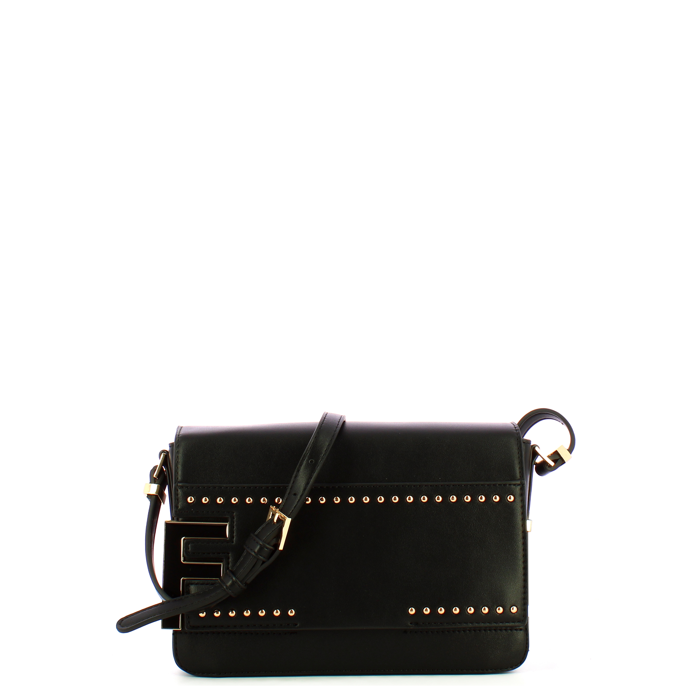 Fracomina Borsa a tracolla Bella con borchie Black - 1 Fracomina Borsa a tracolla Bella con borchie Black - 1