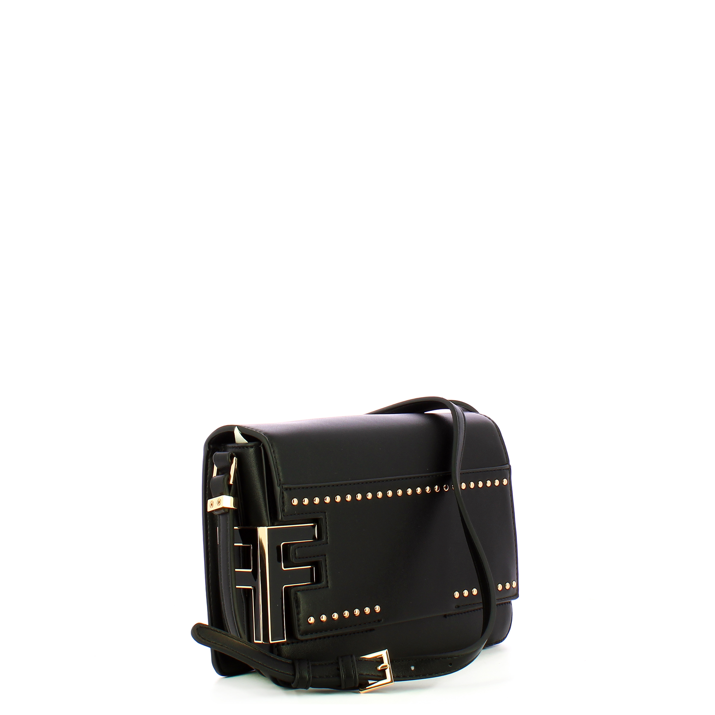 Fracomina Borsa a tracolla Bella con borchie Black - 2 Fracomina Borsa a tracolla Bella con borchie Black - 2