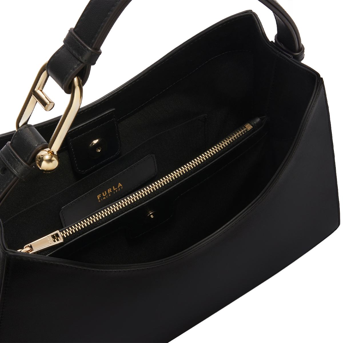 Furla Hobo Bag Nuvola L Nero - 4