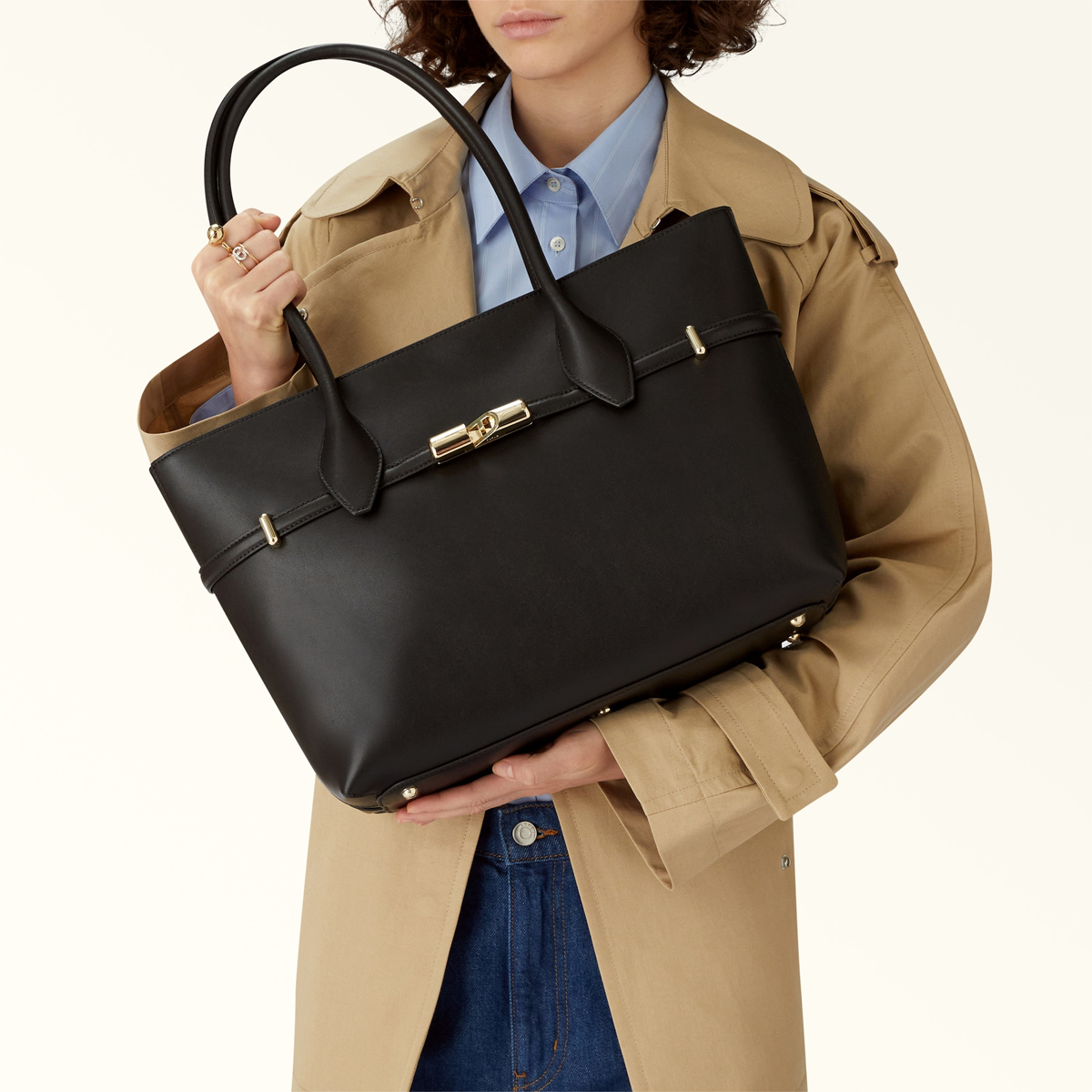 Furla Borsa a spalla Goccia L Nero - 2 Furla Borsa a spalla Goccia L Nero - 2