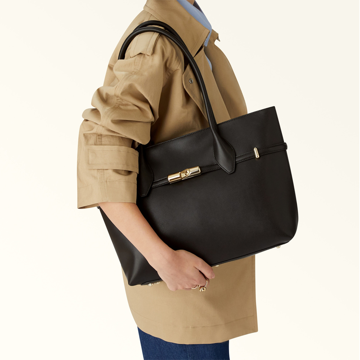 Furla Borsa a spalla Goccia L Nero - 7 Furla Borsa a spalla Goccia L Nero - 7