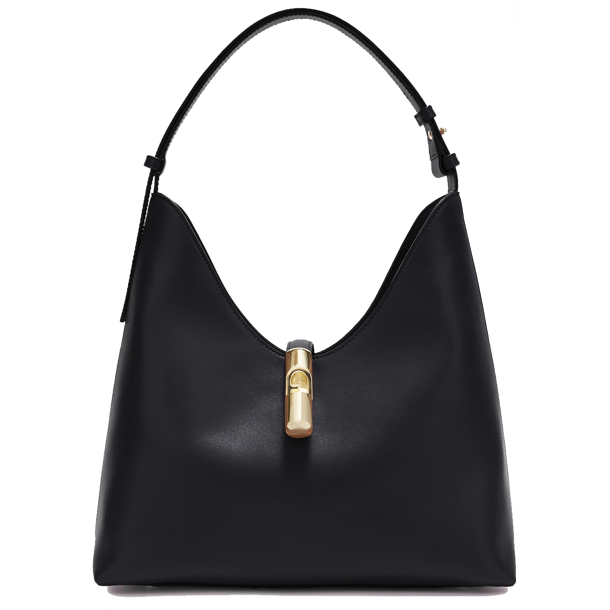 Furla Borsa a spalla Goccia M Nero - 1 Furla Borsa a spalla Goccia M Nero - 1