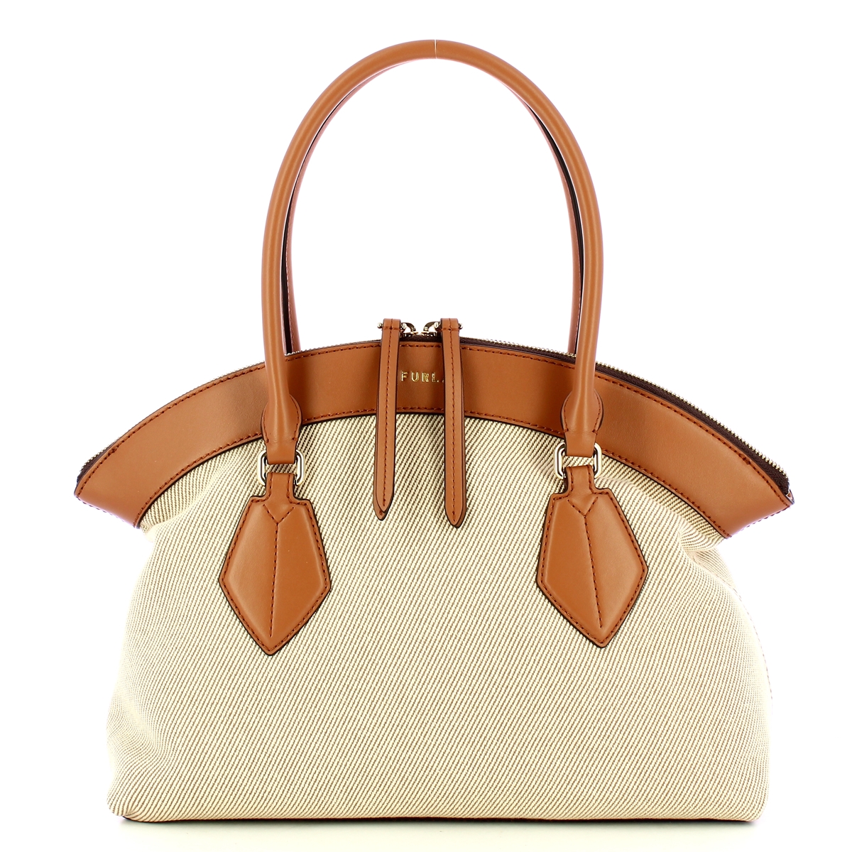 Furla Borsa a spalla Erica M Natural Brandy - 1 Furla Borsa a spalla Erica M Natural Brandy - 1