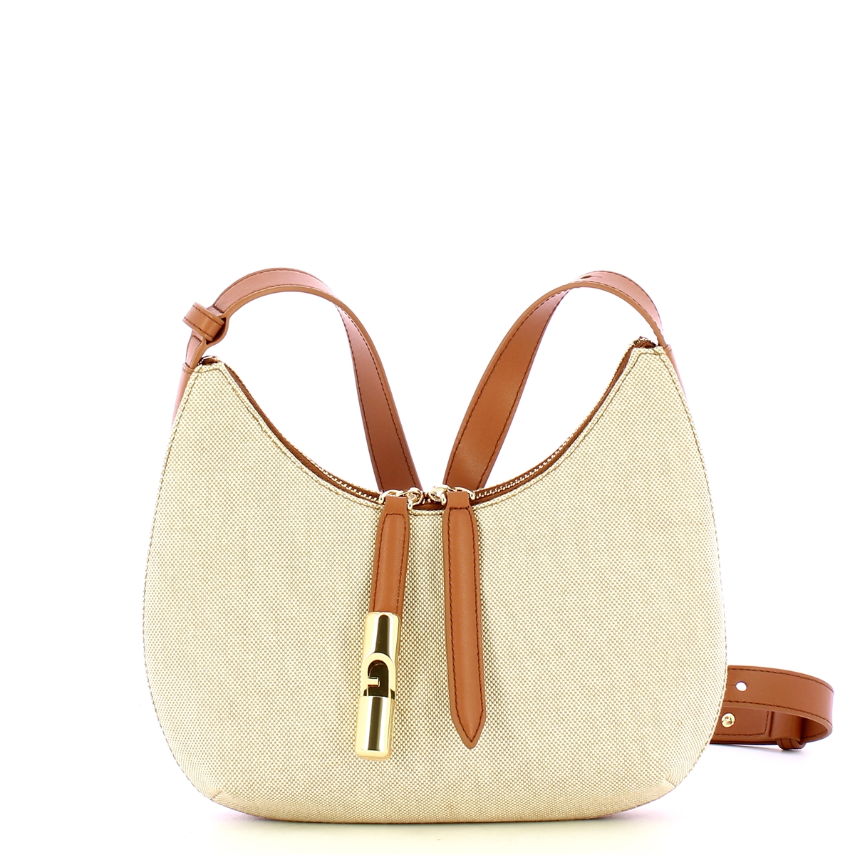 Furla Tracolla Goccia S Natural Brandy - 1 Furla Tracolla Goccia S Natural Brandy - 1