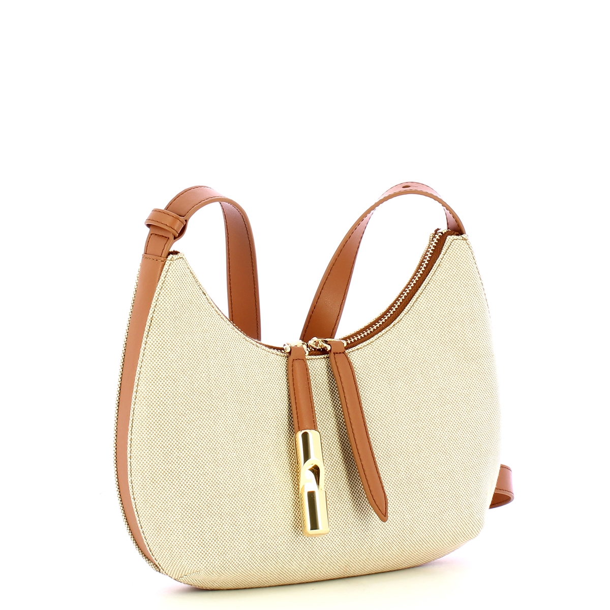Furla Tracolla Goccia S Natural Brandy - 2 Furla Tracolla Goccia S Natural Brandy - 2